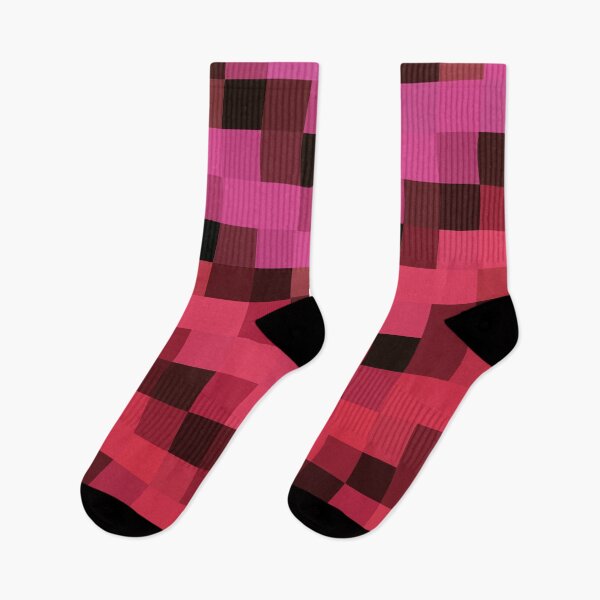 Item preview, Rockabilly Polka Party // Vintage Pink Red Retro Geometric Gingham Cluster Pattern 1980s 8bit Pixel Art designed and sold by mixedpixels.