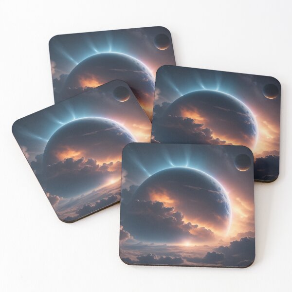 Item preview, Stellar Reverie: A Planet's Dance with Clouds and Stars designed and sold by RedArtG09.