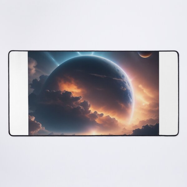 Item preview, Stellar Reverie: A Planet's Dance with Clouds and Stars designed and sold by RedArtG09.