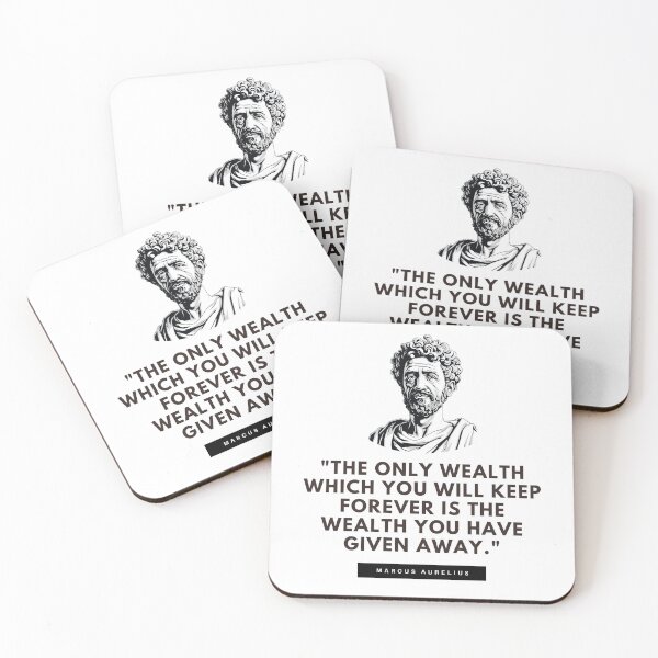 Item preview, Wealth - Marcus Aurelius  designed and sold by The Stoic Sigma.