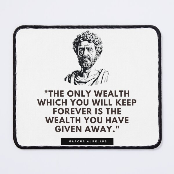 Item preview, Wealth - Marcus Aurelius designed and sold by The Stoic Sigma.