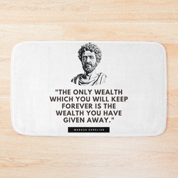 Item preview, Wealth - Marcus Aurelius  designed and sold by The Stoic Sigma.