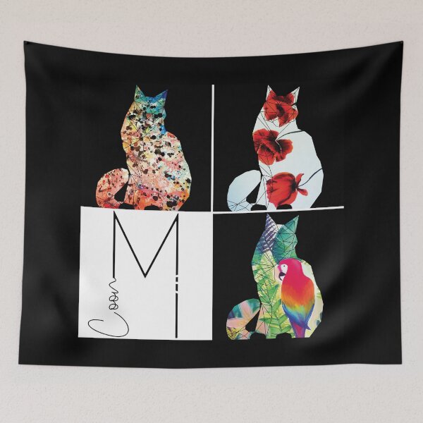 Item preview, Mister Coon Geometric Maine Coon Cat Collection 2 designed and sold by CarolineSaldana.