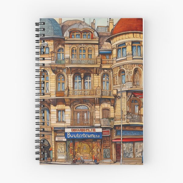 Item preview, Bucharest city draw designed and sold by ComicsFactory.