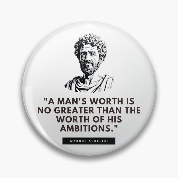 Item preview, A Man's Worth - Marcus Aurelius  designed and sold by The Stoic Sigma.