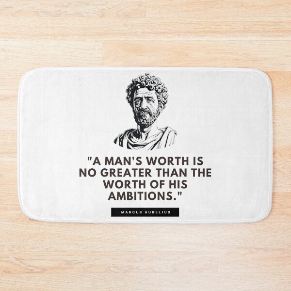 Item preview, A Man's Worth - Marcus Aurelius  designed and sold by The Stoic Sigma.