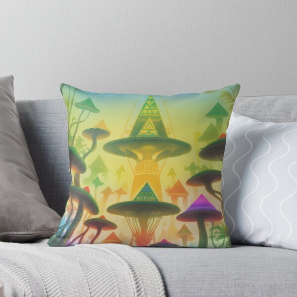 Item preview, Extraterrestrial Woods: Vibrant Mushroom UFOs - QSYWIBE designed and sold by QSYWIBE.