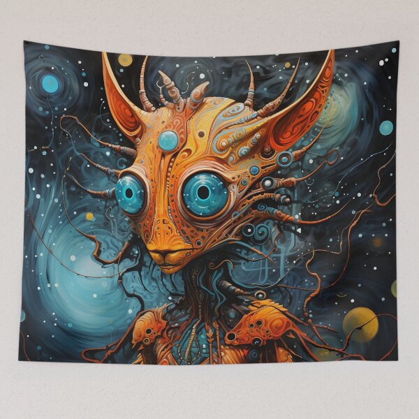 Item preview, Cute Alien 7 designed and sold by Red Witch Art.