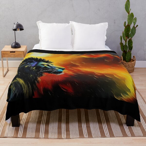 Item preview, Charcoal Fire Lion, Ai Generated Art designed and sold by ACC .