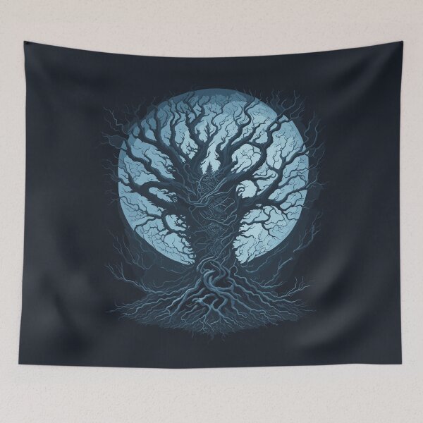 Item preview, Spine-Chilling Haunted Tree - Halloween designed and sold by urbsrepublic.
