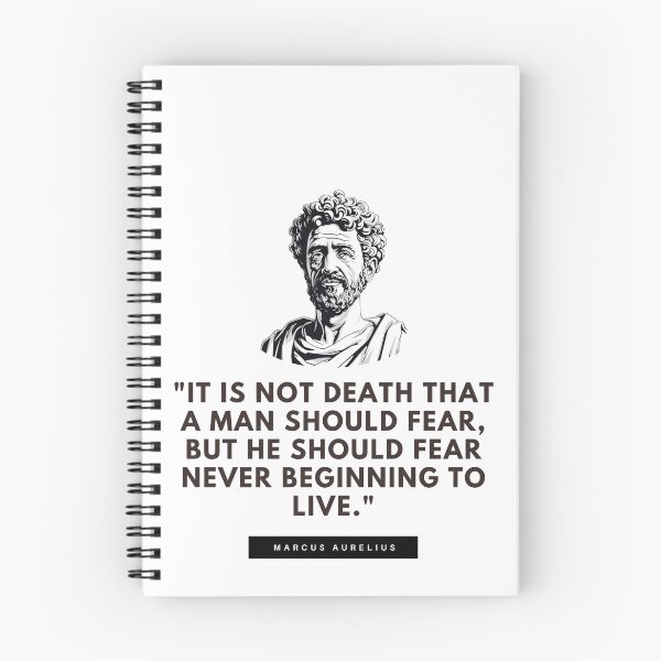 Item preview, Death & Living - Marcus Aurelius  designed and sold by The Stoic Sigma.