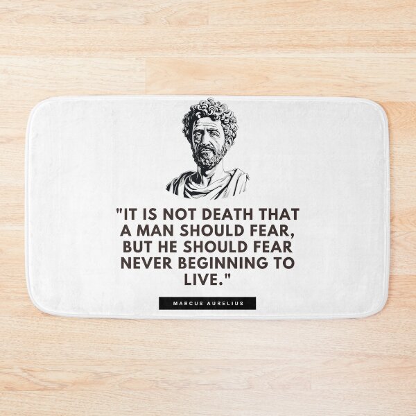 Item preview, Death & Living - Marcus Aurelius  designed and sold by The Stoic Sigma.