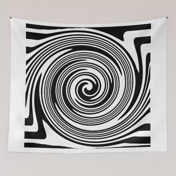 Item preview, Black and white swirl pattern designed and sold by perlphoto.
