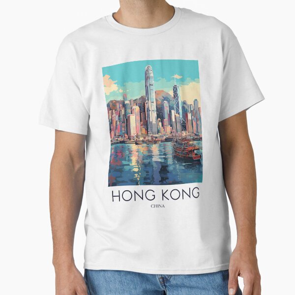 Item preview, A Pop Art Travel Print of Hong Kong - China designed and sold by StudioRedKoala.