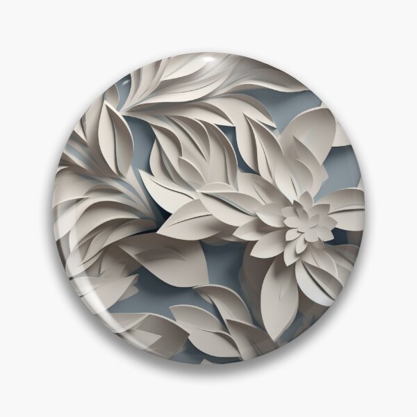 Item preview, Elegance in Papercut: A 3D Floral Pattern designed and sold by aweartome.