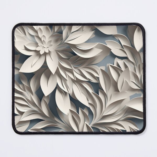 Item preview, Elegance in Papercut: A 3D Floral Pattern designed and sold by aweartome.