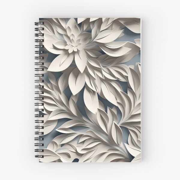 Item preview, Elegance in Papercut: A 3D Floral Pattern designed and sold by aweartome.