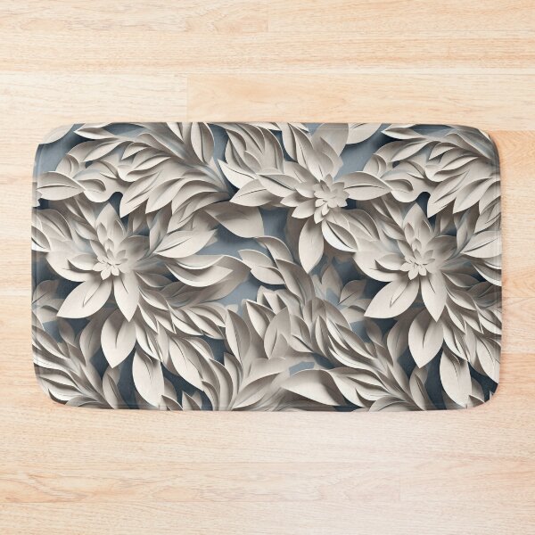 Item preview, Elegance in Papercut: A 3D Floral Pattern designed and sold by aweartome.