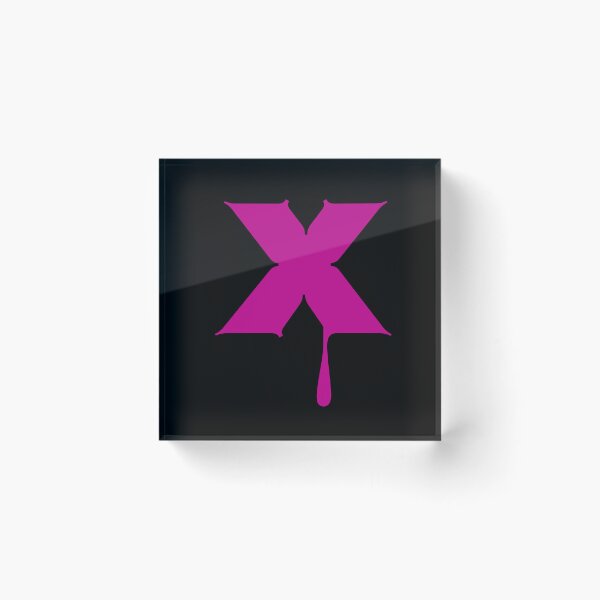 Item preview, Dripping Purple Letter X designed and sold by Jeallan Designs.