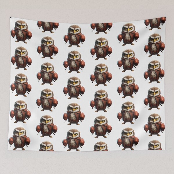 Item preview, Boxing Owl designed and sold by HappyThanadol.