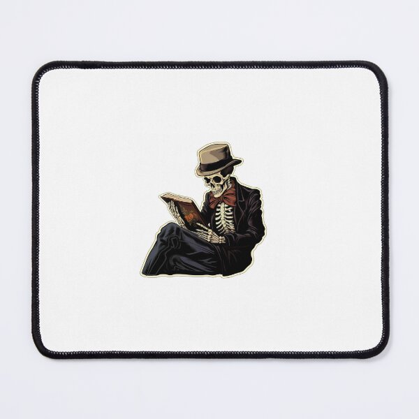 Item preview, Skeleton reading a book designed and sold by Violetsandmugs.