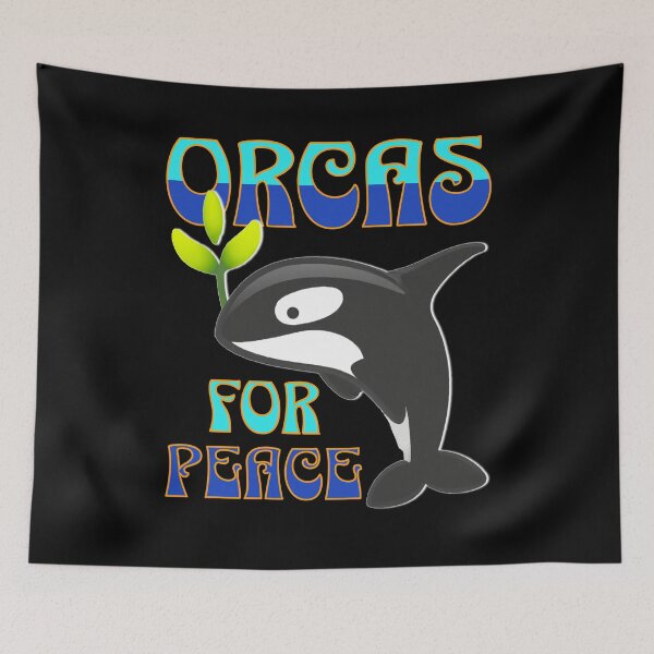 Artikelvorschau, Orcas für den Frieden entworfen und verkauft von DistinctDesignz.