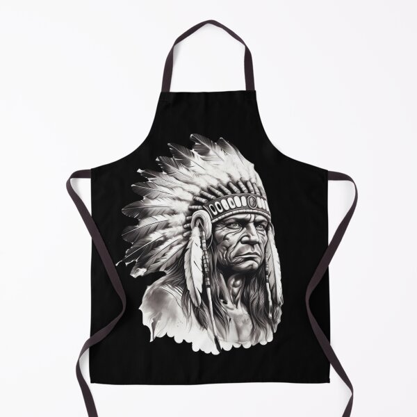 Item preview, Indigenous Native American Chief designed and sold by Myra365Art.