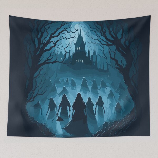 Item preview, Spooky Ghosts and Ghouls - Halloween designed and sold by urbsrepublic.