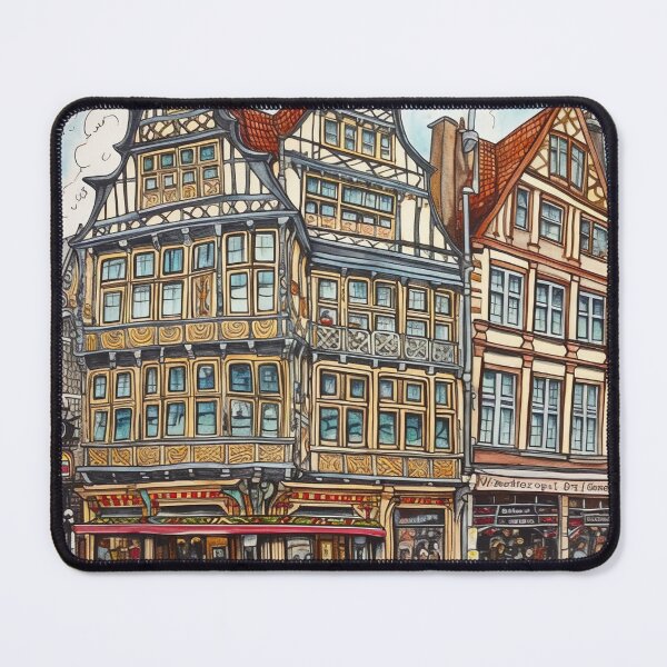 Item preview, Bremen city drawing designed and sold by ComicsFactory.