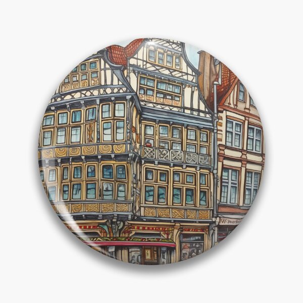 Item preview, Bremen city drawing designed and sold by ComicsFactory.
