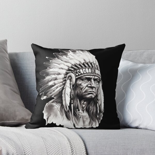 Item preview, Indigenous Native American Chief designed and sold by Myra365Art.