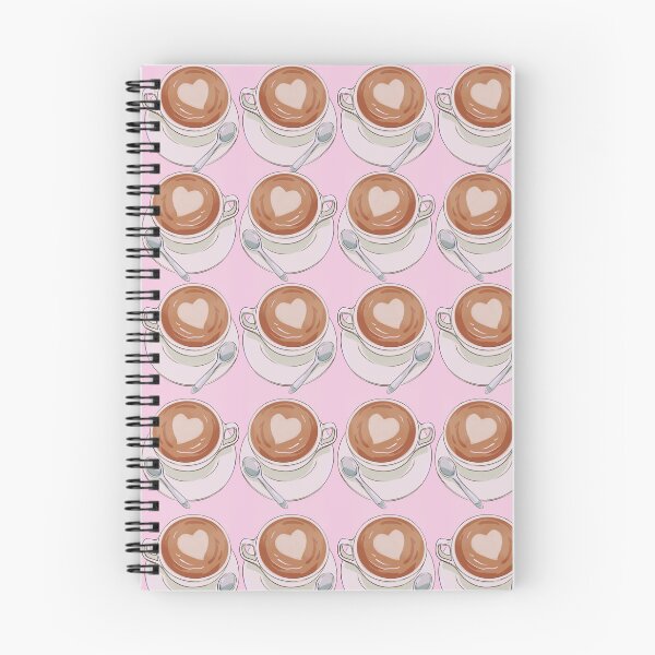 Item preview, Cappuccino Hearts - Pastel Pink designed and sold by PunjabanJatti.
