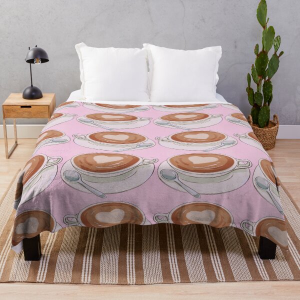 Item preview, Cappuccino Hearts - Pastel Pink designed and sold by PunjabanJatti.