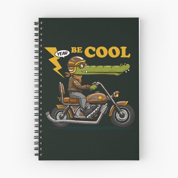 Item preview, be cool (biker crocodile) designed and sold by hayrpictures.