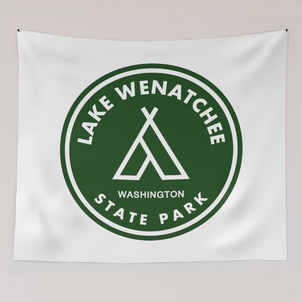 Item preview, Lake Wenatchee State Park Washington Tent designed and sold by bivenart.