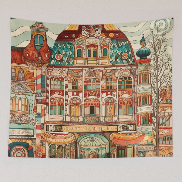 Item preview, Brandenburg city drawing designed and sold by ComicsFactory.