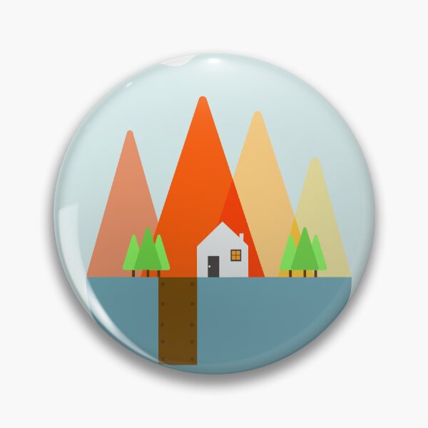 Item preview, Summer Mountains illustration designed and sold by Glenn Maguire.