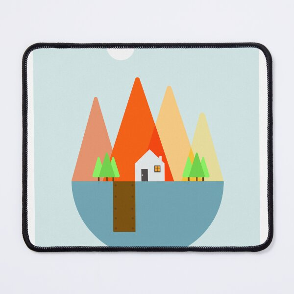 Item preview, Summer Mountains illustration designed and sold by Glenn Maguire.