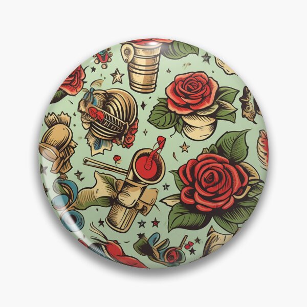 Artikelvorschau, Tattoo-Blitz im Vintage-Stil entworfen und verkauft von Violetsandmugs.