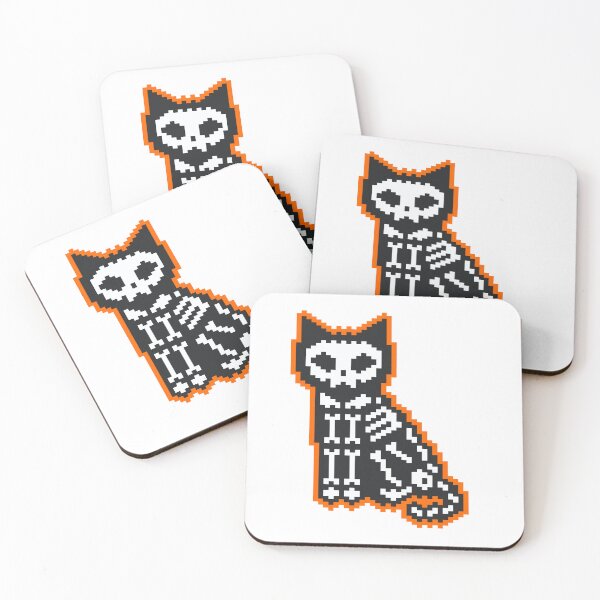 Item preview, Halloween Skeleton Cat designed and sold by DeeL2.