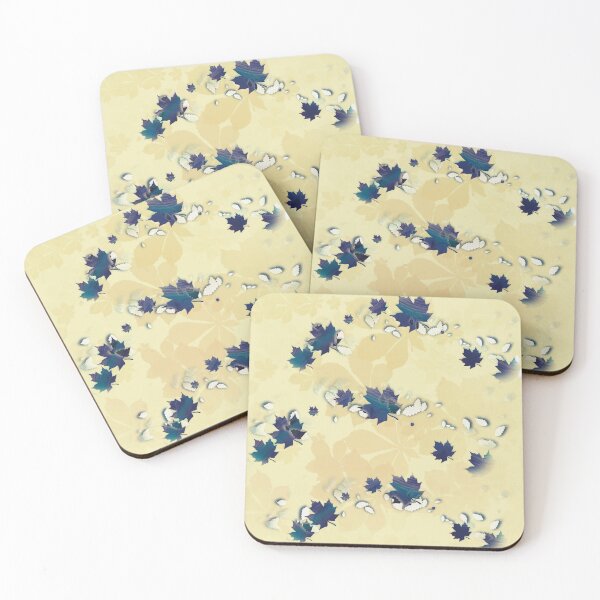 Item preview, Pretty Maple Leaf Pattern on Yellow Background designed and sold by Pevkay97.
