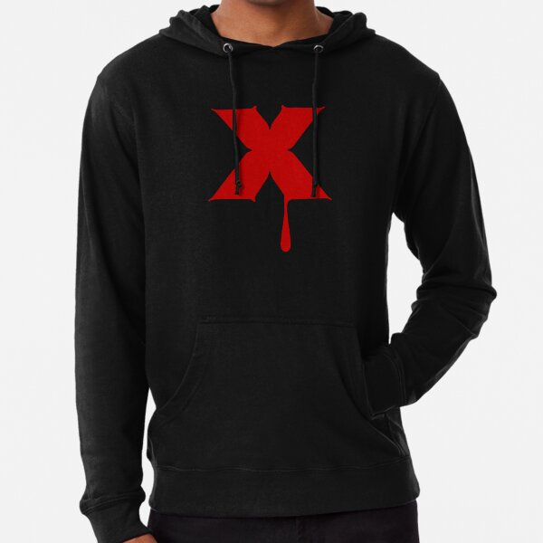 Red x sale hoodie