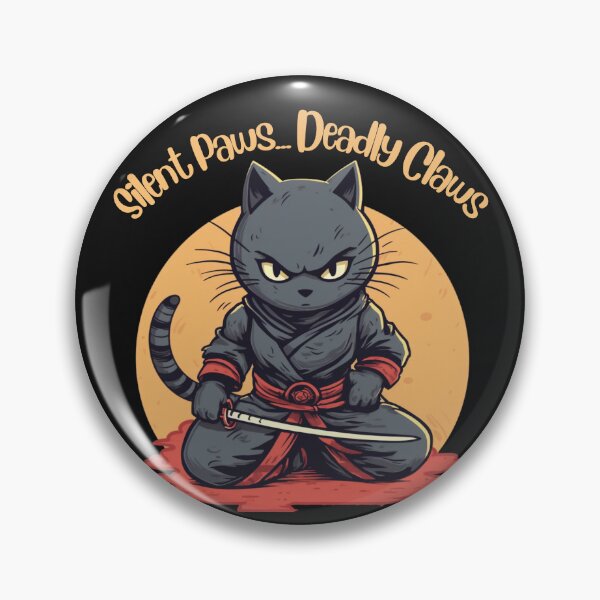 Item preview, Gato ninja designed and sold by OtterComforts.