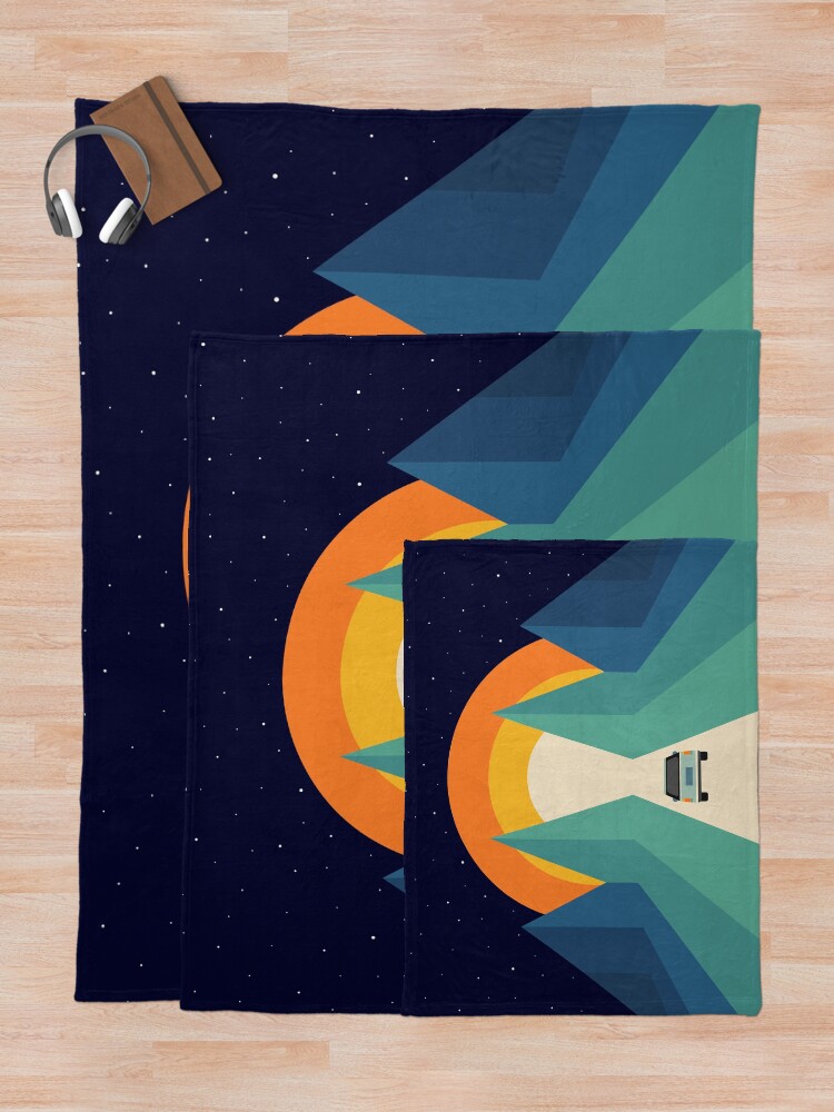 Alternative Ansicht von Wunderschöne Reise Fleecedecke
