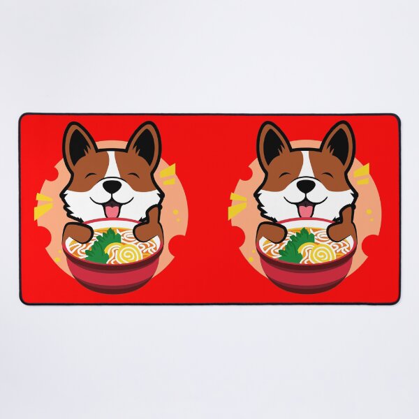 Item preview, Corgi Eating Ramen Noodle - Japanese Food designed and sold by FridPix.
