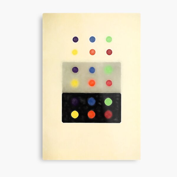 Color Problems Plate XVI Reworked Metal Print