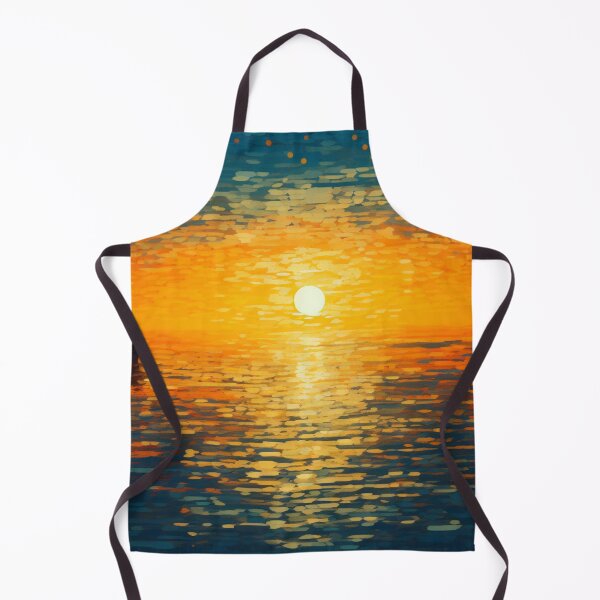 Item preview, A sunset in the ocean with a person on boat designed and sold by isBotStore.