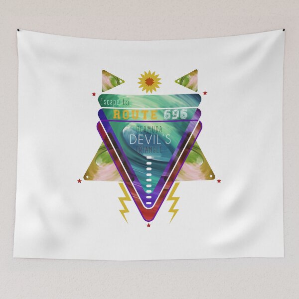 Item preview, bermuda devil's triangle (abstract waves) designed and sold by hayrpictures.