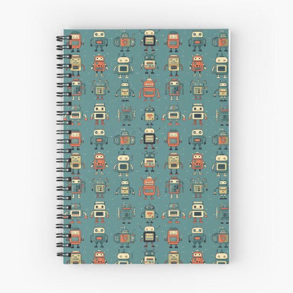 Item preview, Vintage style robots designed and sold by Violetsandmugs.