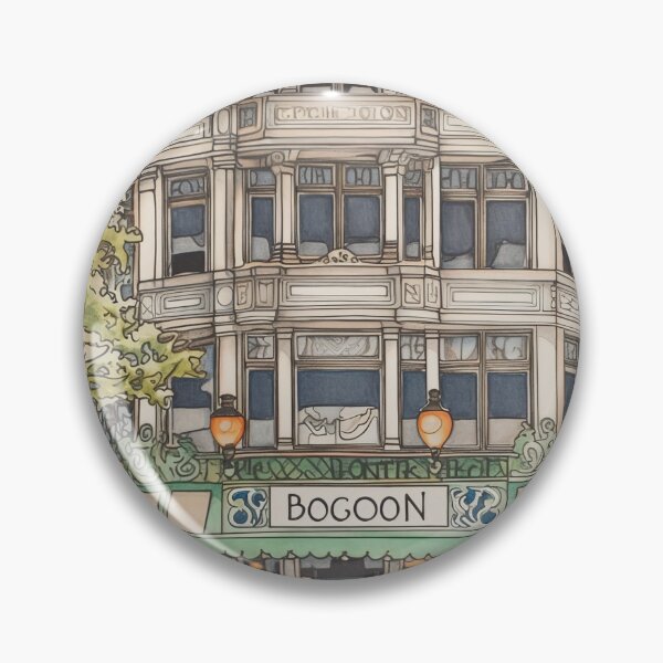 Item preview, Boston city drawing designed and sold by ComicsFactory.